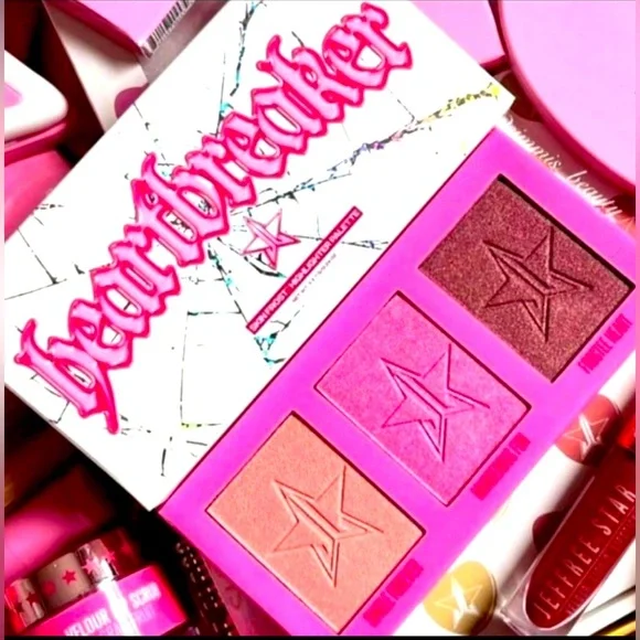 Jeffree Star Exclusive Heartbreaker SkinFrost Highlighter Palette - Picture 1 of 1